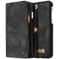 CASEME iPhone 7 Plus / iPhone 8 Plus Caseme 2-in-1 Lommebok-deksel - Grå