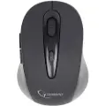 Gembird Blueooth wireless mouse - Mus - Optisk - 6 - Svart