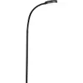 QAZQA Moderne gulvlampe svart inkl. justerbar LED - Trax
