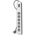 Belkin Bsv603vf2m Surge Strip Protection Socket 6 Slots Skjøteledning