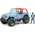 BRUDER Jeep Cross Country Racer Blå Med Fører 02541