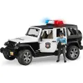 BRUDER Jeep Wrangler Rubicon Police vehicle with police officer and accessories