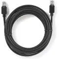 Nedis Nettverkskabel CAT5e U/UTP 20 m - Svart