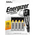 Energizer Alkaline Power LR03/AAA Alkaline-batterier - 4 stk.