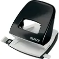 Leitz WOW 5008 - Hullstanser - 30 ark / 3 mm - plast, metall - svart