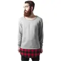 Urban Classics Long Flannel Bottom T-skjorte