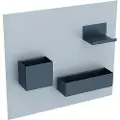 Geberit magnettavle m/kasser mat/sand-gr/mat/lav