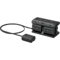Sony NPA-MQZ1K - Batterilader / strømadapter - 4 x batterier lader - 2 utgangskontakter (USB) - for NP-FZ100 a6100 a6400 a6500 a6600 a7 III a7C a7R III a7R IV a7s III a9 a9 II