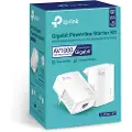 TP-LINK TL-PA7017 KIT, 1000 Mbit/s, IEEE 802.3, IEEE 802.3ab, IEEE 802.3u, Type F, OFDM, 128-bit AES, 300 m