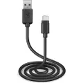 SBS TECABLETC3MTK, 3 m, USB A, USB C, USB 2.0, Sort