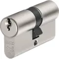 ABUS E60NP 30/30 - Dørlåssylinder - nøkkel - 6 stifter - forniklet