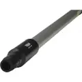 Vikan Skaft med vandgennemløb, Vikan, 102,5cm, sort, aluminium/PP, isoleret gribestykke, gevind