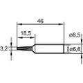 Kurtz Ersa 0832EDLF Loddespids Mejselform, lige Spidsstørrelse 3.2 mm Indhold 1 stk