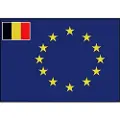 Talamex Europeer Med Lite Belgisk Flagg