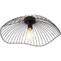 QAZQA Design taklampe sort 50 cm - Pua