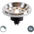 LUEDD Sett med 5 GU10 dimmbare LED-pærer AR111 11W 810lm 2700K