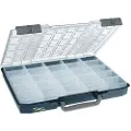 Raaco CarryLite 80, Verktøy boks, Polykarbonat (PC), Polypropylen, Blå, Gjennomsiktig, 13 kg, Hengsel, 413 mm