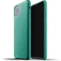 Mujjo full lærveske - lærveske til iPhone 11 Pro Max (grønn)