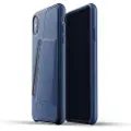 Mujjo Leather Wallet Case for iPhone XS Max - Monaco Blå.