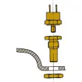 VETUS Mf/mv/lsg/lss/mgs/mgl Eksosalarmsensor