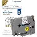 MediaRange - label tape - laminated - 1 cassette(s) - Roll (0.9 cm x 8 m) (alternative for: Brother TZ-221 Brother TZe-221)