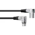 Omnitronic 30220632, XLR (3-pin), Hankjønn, XLR (3-pin), Hunkjønn, 3 m, Sort