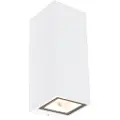 QAZQA Moderne vegglampe hvit 2-lys GU10 AR70 IP54 - Baleno
