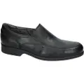 Fluchos for man. 8902_MASA_NEGR Maitre leather loafers black (39), Flat, None, Casual