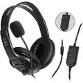 Eaxus Gaming Headset med mikrofon - Svart