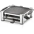 Rommelsbacher RCC 1000 Fashion - Raclette/grill - 1 kW - krom