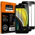 Spigen Glass FC 2 Pack - black - iPhone SE (2022/2020)/8/7