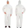 3M 4515 - Overtrekksdress - engangs - XXL - SMS polypropylen - hvit - PPE Category III, Type 5/6 (en pakke 20)