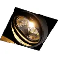 QAZQA Nedfelt spotlight sort GU10 AR111 uten ramme - Oneon