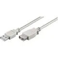 Goobay USB-A <-> USB-A - 5m - Grå