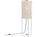 QAZQA Design gulvlampe beige linjskjerm - Rich