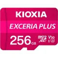 Kioxia EXCERIA PLUS - Flashminnekort - 256 GB - A1 / Video Class V30 / UHS-I U3 / Class10 - microSDXC UHS-I