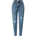 Pieces Kesia Mom Ankle Destroy235 Vi Høytaljede Jeans