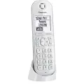 Panasonic KX-TGQ200 - Trådløs digitaltelefon - DECT\GAP - treveis anropskapasitet - hvit