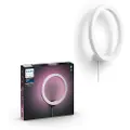 Signify Hue White and Color Ambiance Sana - Vegglampe - LED - 20 W (ekvivalent 175 W) - klasse G - 16 millioner farger / varm til kjølig hvitt lys - 2000-6500 K - hvit