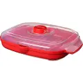 Sistema Facile Bacon, Blanc/Rouge, 28.7 x 21.9 x 7 cm