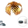 QAZQA Vintage smart taklampe gull 24 cm inkl. WiFi ST64 - Botanica