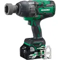 HiKOKI WR36DAWRZ, Slagtrekker, Sort, IP56, 3/8, 1100 Nm, 1800 Nm