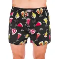 Lousy Livin Pizza Boxer svart
