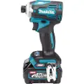 Makita XGT TD001GD201 - impact wrench - cordless - 2 batteries included charger