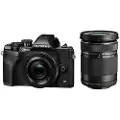Olympus OM-D E-M10 Mark IV - Digitalkamera - speilløst - 20.3 MP - Four Thirds - 4K / 30 fps - 3optisk x-zoom M.Zuiko Digital 14-42 mm EZ og M.Zuiko Digital 40-150 mm linser - Wi-Fi, Bluetooth - svart