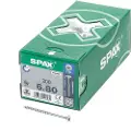 Spax 6,0X80/46 FZB US delgevind TORX spånpladeskrue - (200 stk.)