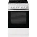 Indesit IS5V8GMW/E, Frittstående komfyr, Hvit, Rotasjon, Hvit, Front, Keramisk