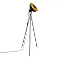 QAZQA Industriell gulvlampe stativ svart med gull - Magna Basic 25