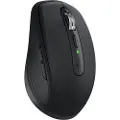 Logitech MX Anywhere 3 - Mus - laser - 6 knapper - trådløs - 2.4 GHz, Bluetooth - USB trådløs mottaker - grafitt