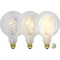 Star Trading Globepære 3-trinns dimbar G125 E27 LED 4W 2100K 270 Lumen